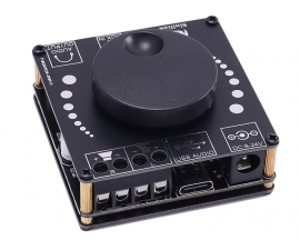 Wireless Bluetooth-compatible Audio Stereo Module APP Controller BLE5.0 20W+20W USB/AUX Digital Amplifier Module