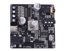 Wireless Bluetooth-compatible Audio Stereo Module APP Controller BLE5.0 50W+50W USB/AUX/PC Digital Amplifier Module