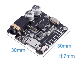 Wireless Bluetooth-compatible Decoder Module Audio Receiver APP Controller BLE5.0 AUX Audio Output for Digital Amplifier Module