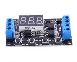 DC 5V 12V 24V Trigger Cycle Timer Delay Controller Module 15A 400W MOS Control Switch 16-Work Mode