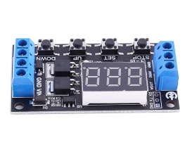 DC 5V 12V 24V Trigger Cycle Timer Delay Controller Module 15A 400W MOS Control Switch 16-Work Mode