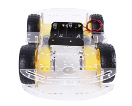 4WD Robot Smart Car Chassis with Speed Encoder 4pcs TT Motor Acrylic Board