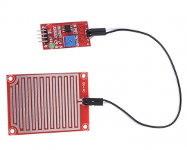 DC 3.3V 5V Raindrop Humidity Detection Sensor Module with 20cm 2P Dupont Line