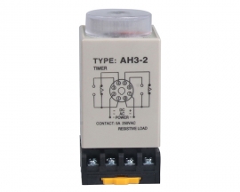 AH3-2 Time Relay DC 12V Adjustable Delay Control Timer 8Pin 1s-30s