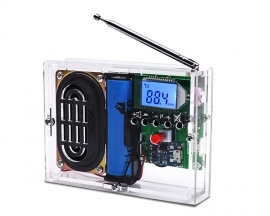 DIY Kit FM Radio Module Adjustable 76-108MHz Wireless Receiver LCD Display DC 3.7V 5W 8ohm Speaker FM Digital Radio