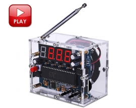 DC 4.5V-5.5V 87.0MHz-108.0MHz Wireless FM Radio Receiver DIY Kit for Soldering Learning Teaching