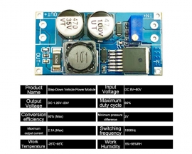 DC-DC Step-Down Power Supply Module 8V-80V to 1.25V-20V Adjustable Voltage Convertor