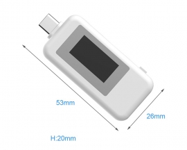 USB Voltage Current Meter DC 4V-30V 5.1A USB Charger Multi-Function Detector Voltmeter Ammeter