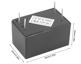 DC24V-5V Isolated Step-Down Power Supply Module 5W 1A DC-DC Buck Converter