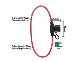 DC Motor Speed Controller, 7-70V 30A Speed Control Switch Module for Fan Speed Control, Adjustable PWM Motor Speed Regulator with 30A Fuse Used for Children's Car