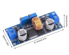 DC-DC Step-Down Power Supply Module 75W 5A CVCC Voltage Converter Stabilizer for Battery Charge 4V-38V to 1.25V-36V