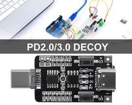 PD2.0/3.0 Secoy Trigger Motherboard Module 100W Output Voltage 9V/12V/15V/20V Adjustable for Power Supplies with PD Protocol