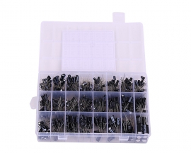 24 Values Electrolytic Capacitor 0.1uF-1000uF 500 Pieces Combination Electronic Components Kit