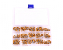 15 Values 10PF 50V-100NF Monolithic Capacitors 600pcs Component Kits