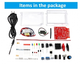 LM317 Adjustable Voltage Regulator Kit, AC-DC 110V to 1.25V-12V Step Down Module, DIY DC Power Supply Electronic Kits