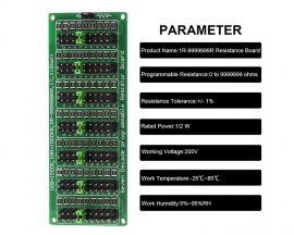 1R-999999R Programmable Resistance Board Seven Section 1R Precision Green Board