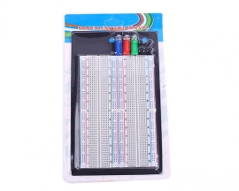 1660 Hole Breadboard, 0.8mm Wire Solderless Breadboard, Solder-Free Circuit Board for Experimental Test