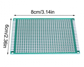 Double-Sided Universal Board Tinned Circuit Board 1.6mm High-Quality Fiberglass Board for Experiment