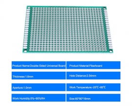 Double-Sided Universal Board Tinned Circuit Board 1.6mm High-Quality Fiberglass Board for Experiment