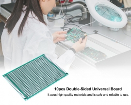 Double-Sided Universal Board Tinned Circuit Board 1.6mm High-Quality Fiberglass Board for Experiment