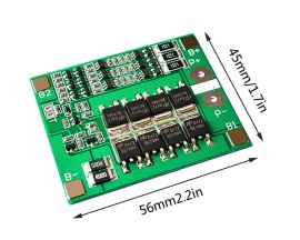 3PCS 12V 18650 Lithium Battery Protection Board 25A Overcurrent,Overcharge and Overdischarge Protection with Equalization Board