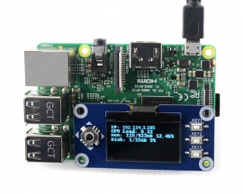 1.3 Inch OLED Expansion Board 3.3V Resolution 128x64 Support Raspberry Pi4 with SPI and I2C Interface