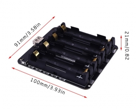 4 Channel 18650 Lithium Battery Holder V8 Mobile Power Expansion Board