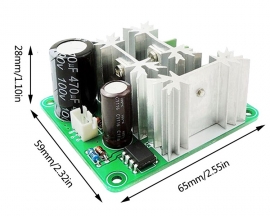 2PCS DC Motor Controller DC 6V-90V 15A PWM Motor Speed Controller 1000W DC Motor Pump Controller