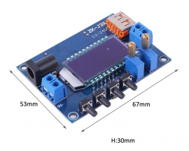 DC Step-down Module DC 5V-27V to DC 1V-24V Voltage Converter Buck Power Supply Module CVCC with LCD Display