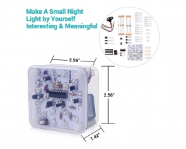 DC 9V-12V Infrared Remote Control Lamp DIY Kit White LED Light Dual Brightness Controller