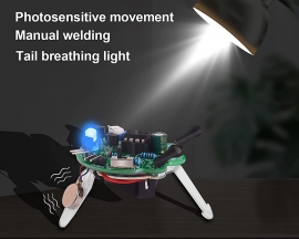 Photosensitive Mobile Robot Simulation Firefly Electronic DIY Kit