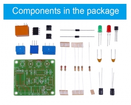 DC 12V Timer Relay Control Switch DIY Kit 100s Delay Electronic Soldering Practice Learning Kits