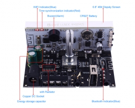 XY-W50L WIFI Electronic Clock DC 5V-24V 50W+50W Bluetooth-Compatible Amplifier APP Control Alarm 12/24H