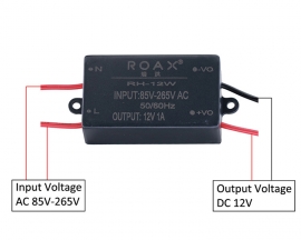 12V 1A Power Supply Module, AC 85V-265V to 12V 1A Isolated DC Switch Step-Down Module, 12W Adapter Voltage Converter