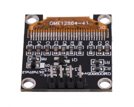 0.96 Inch Yellow Blue OLED Display Module Support IIC Communication 51 Single Chip Microcomputer 128*64 Resolution