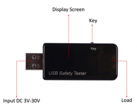 USB Tester Current Voltage Capacity Power Test Mobile Phone Charger Mobile Power Bank Safety Monitor