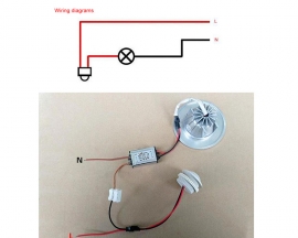 PIR Human Body Infrared Sensor Switch Infrared Motion Sensor Home Light Bulb Modification Controller