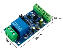 Modbus RTU 1-Channel Relay Module, RS485 Communication Protocol/TTL UART Relay