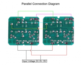 40W DC-AC Inverter Power Supply 12V to 220V Step-up Transformer Boost Module Inverter Module