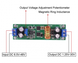 DC-DC Step-Down Module Adjustable Synchronization Charging Stabilized Power Supply Module