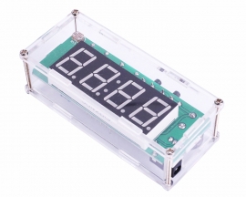 DC 5V 4-Digit Digital Electronic Clock DIY Kit Tempreature Date Time Display Module Alarm Clock Soldering Kits