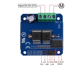 High-Power Motor Drive Module BTS7960 43A Driver Chip Current Limit Control Semiconductor Refrigeration Drive