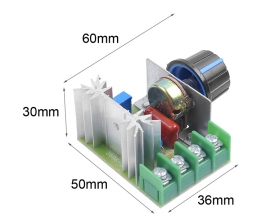 2000W Electronic Voltage Regulator AC 220V SCR High Power Support Dimming Speed Temperature Regulation