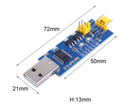 USB to TTL Serial Board Support 5V/3.3V/1.8V Level Conversion Board FT232RL Serial Port Module