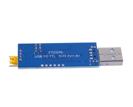 USB to TTL Serial Board Support 5V/3.3V/1.8V Level Conversion Board FT232RL Serial Port Module