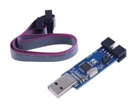 LC-01 51 AVR Programmer ISP USBASP Downloader Onboard ATMega8 (L) Chip