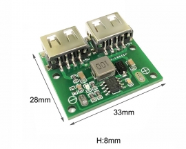 5PCS 2-Port USB DC-DC Step Down Charging Module 3A  Dual USB Output Regulated Charging Board