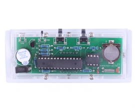 DIY Kit 4Bit Digital Electronic Clock Temperature Display Alarm Clock Soldering Kits