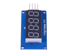 0.36 Inch 4-Digit LED Digital Tube Display Module DC 3.3V-5.5V 4Bits Adjustable Brightness LED Display Board