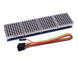 Aexit 5PCS Common Lighting Cathode RED LED Dot Matrix Module for Flash Tubes Raspberry Pi 